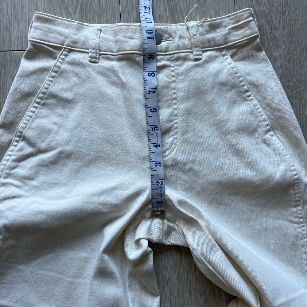 Everlane Utility Barrel Pant Tall 0 Bone White FLAW - Picture 5 of 11